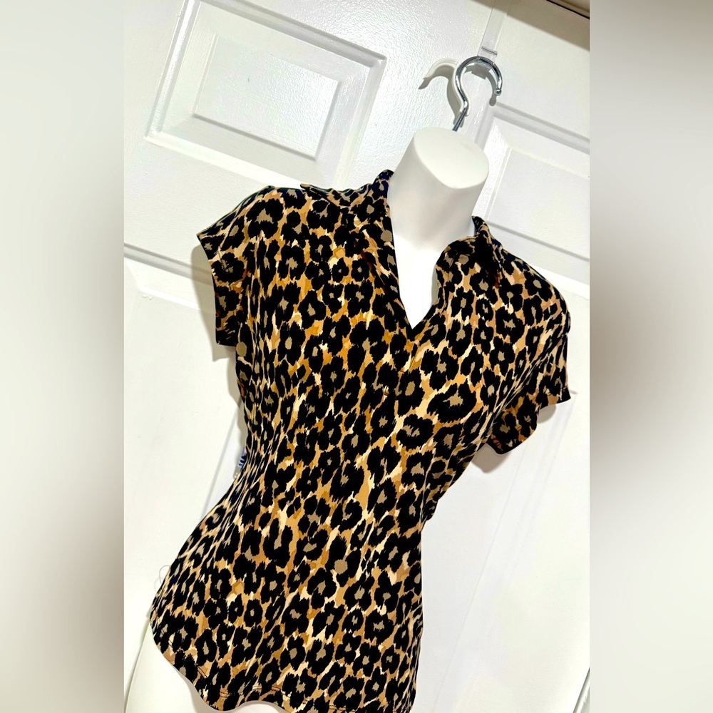 Express top animal print